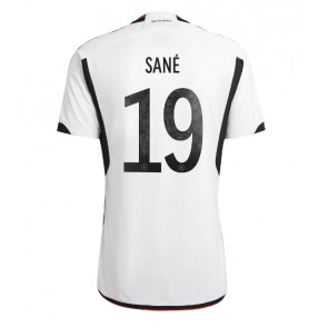 Niemcy Leroy Sane #19 Koszulka Podstawowych MŚ 2022 Krótki Rękaw